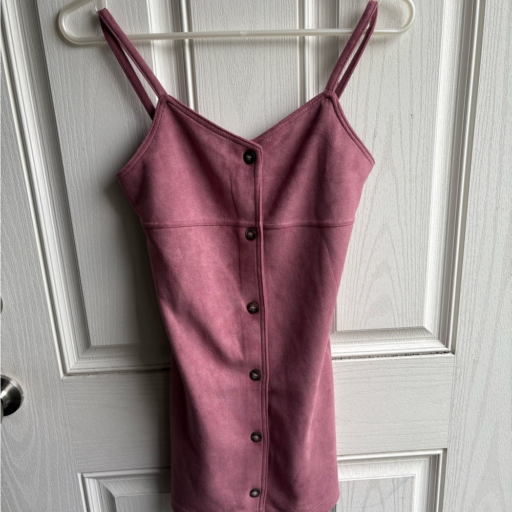 Children’s Mauve Button-Down Dress